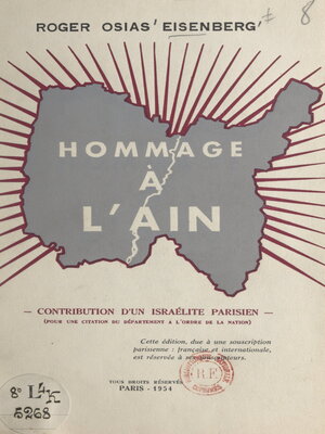 cover image of Hommage à l'Ain
